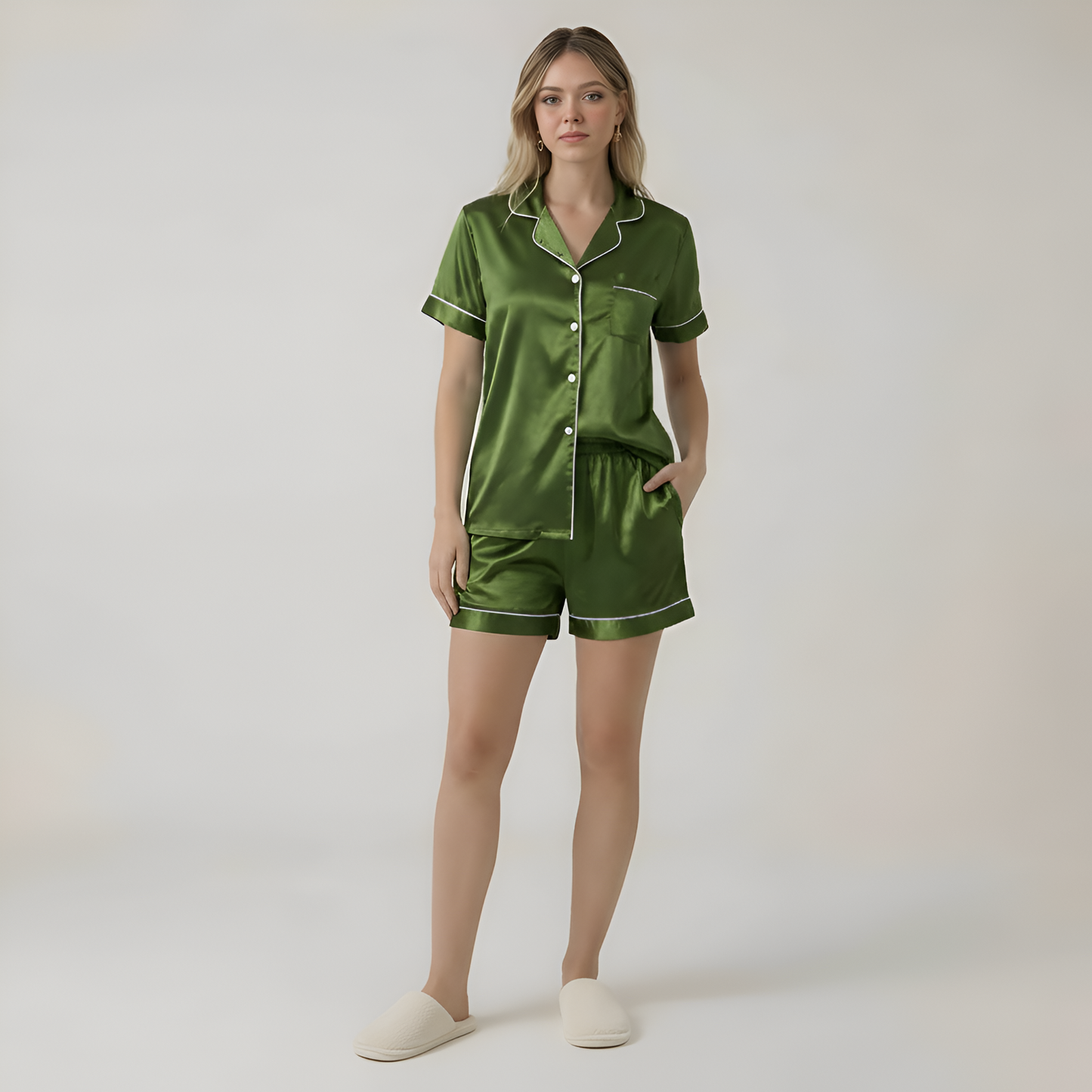 Short Sleeve Classic Pajama Set