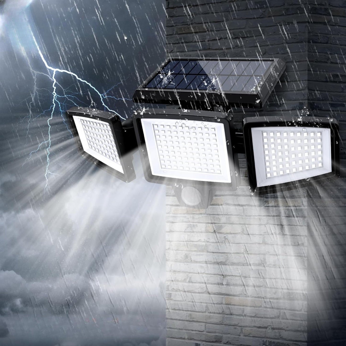 Wireless Solar Motion Sensored Lights-Solar Flame Torch | SLIMG:7057200068256866227