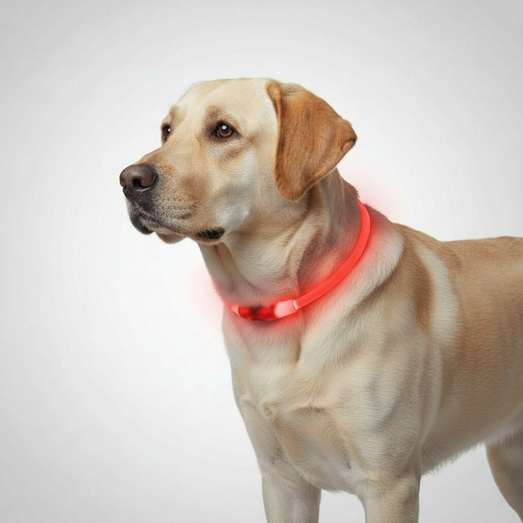 Rechargeable LED Pet Visibility Collar