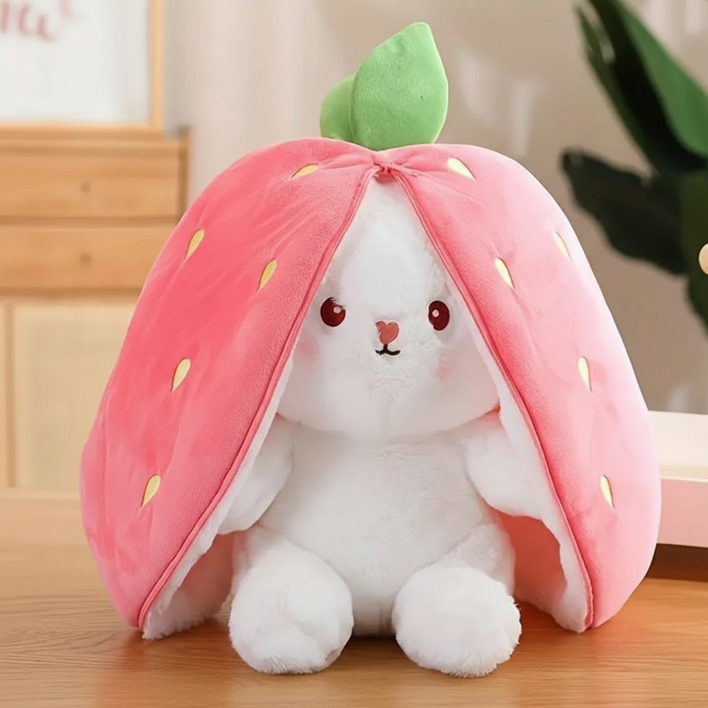 Strawberry bunny plush toy | SLIMG:7409283170388942021