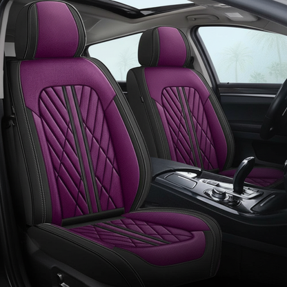 Ultra Car Seat Covers With Leather Design And Airbag Compatibility For Cars