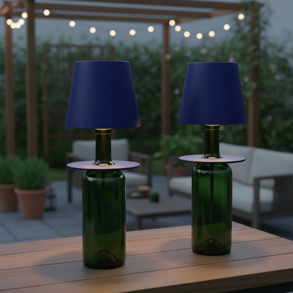 3 Color Rechargeable Wireless Bottle Lamps | SLIMG:7348012851997460681