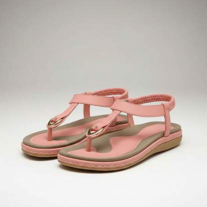 Casual Thong Sandals With Back Strap