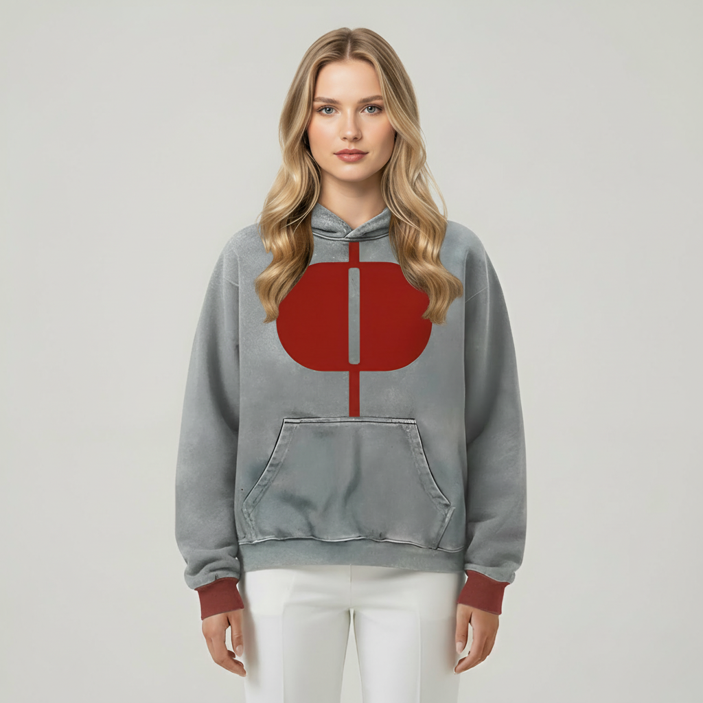 Classic Comic Spider Graphic Printed Hoodie