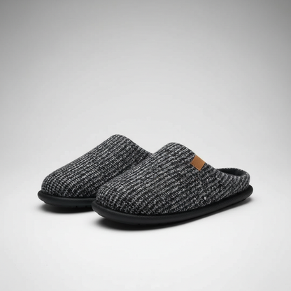 Memory Foam Knit Scuff Slip On Slipper