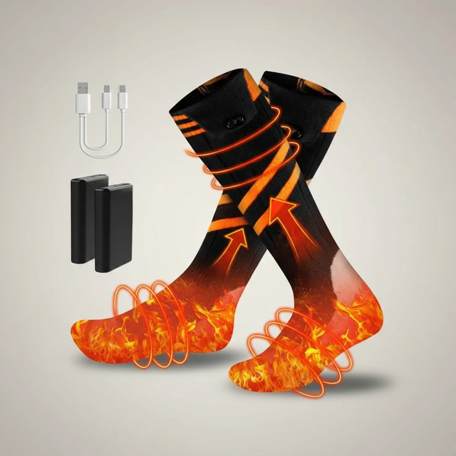 USB Rechargeable Electric Warming Socks