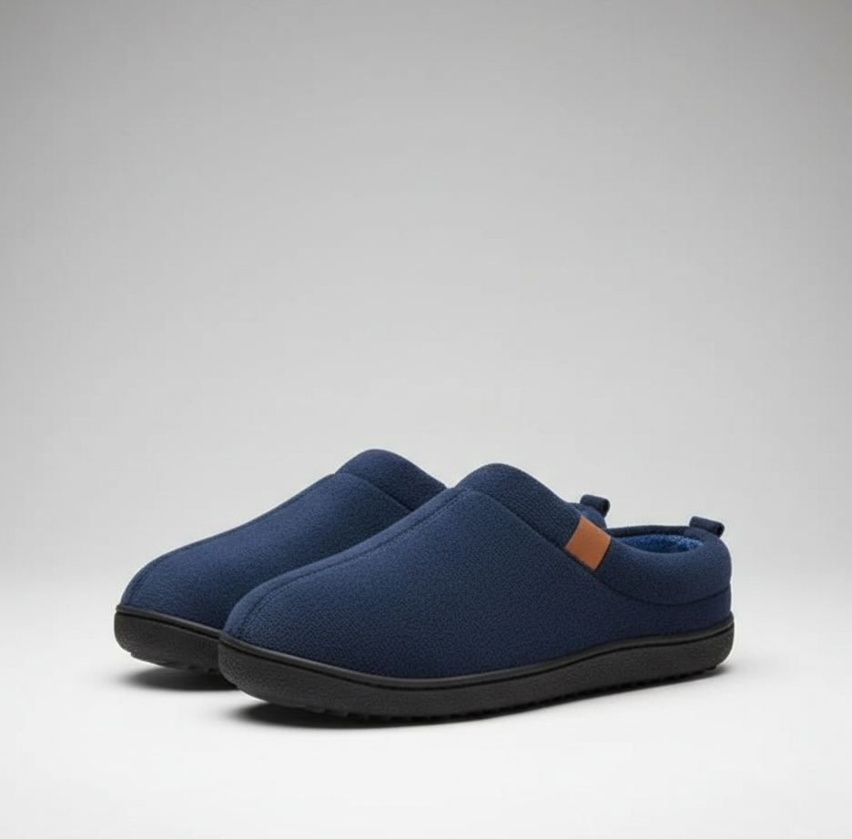 Non Slip Indoor Memory Foam Slippers For Men