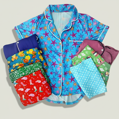 Two Piece Mystery Pajama Set For Women