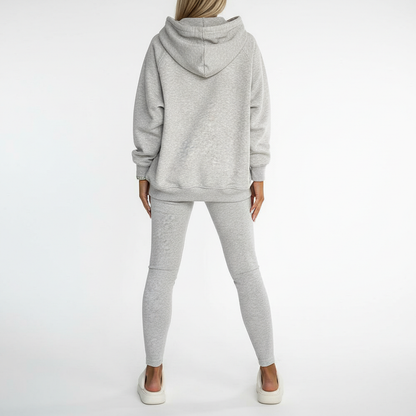 Modern Knit Hoodie And Legging Set