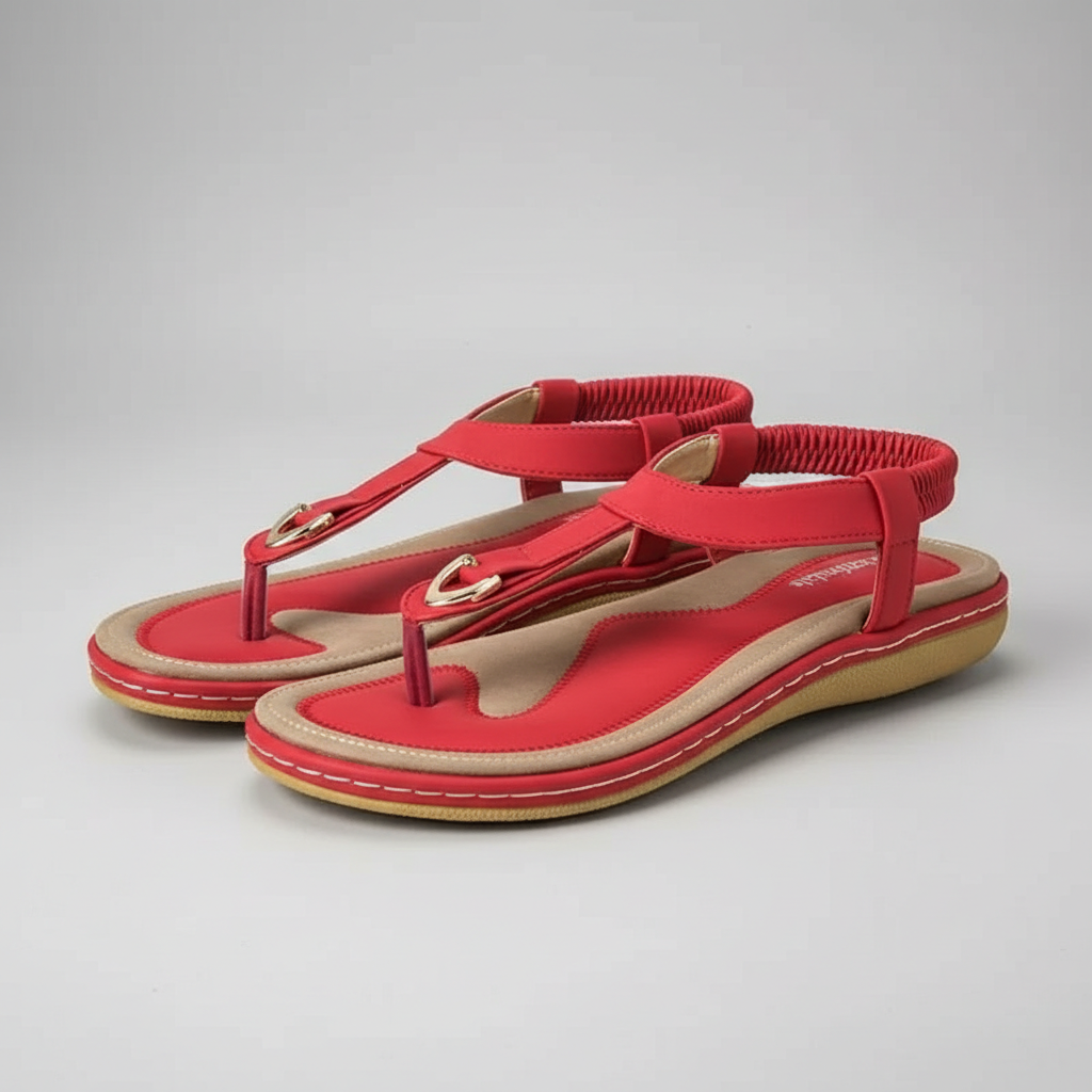 Stretch Slingback Flat Thong Sandals