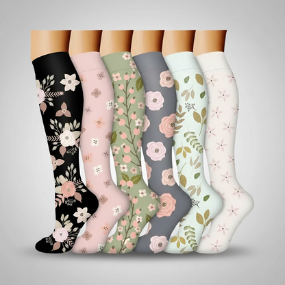 Pack Of 6 Compression Socks For Hiking