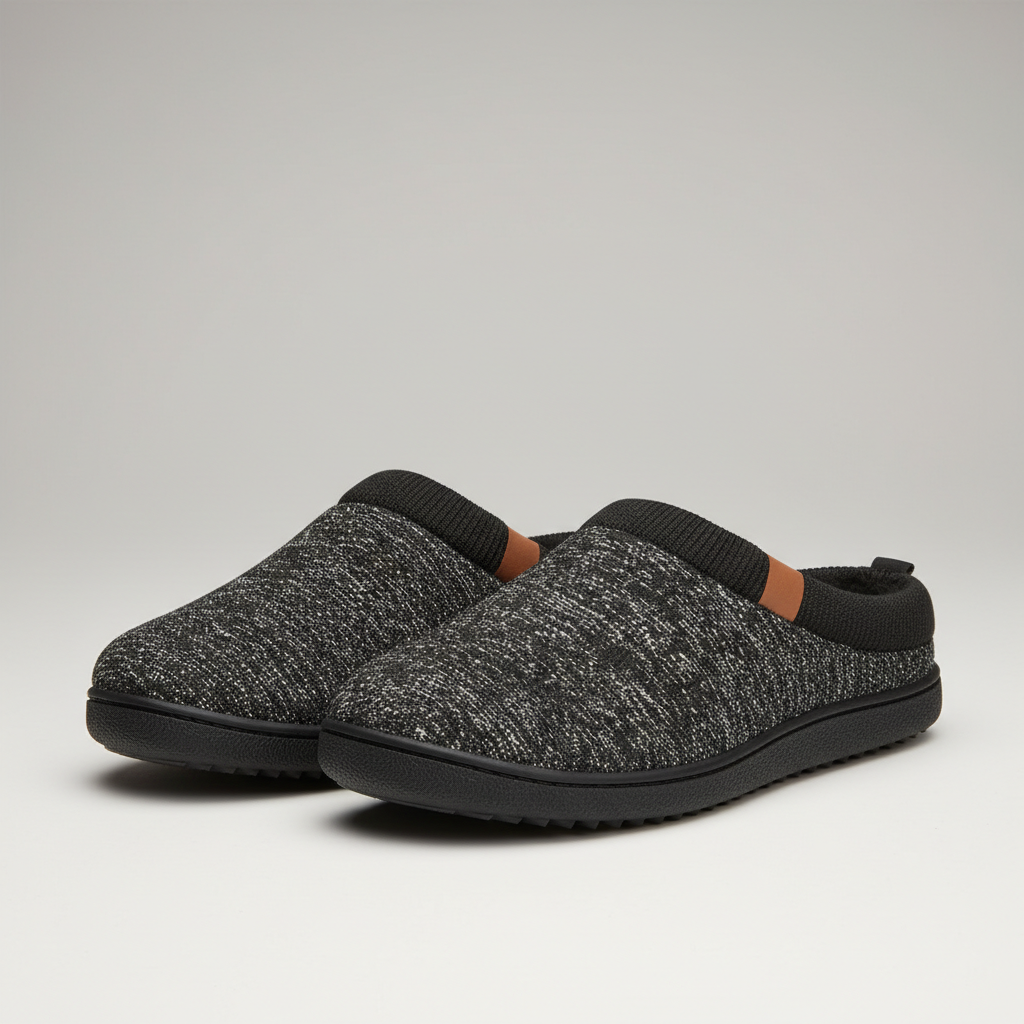 Non Slip Indoor Memory Foam Slippers For Men