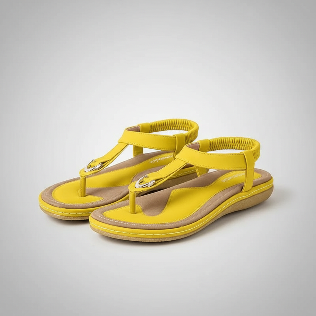 Stretch Slingback Flat Thong Sandals