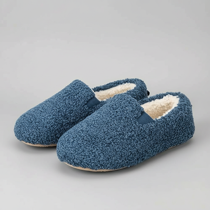 Cushioned Polar Fleece Indoor Loafer Slippers