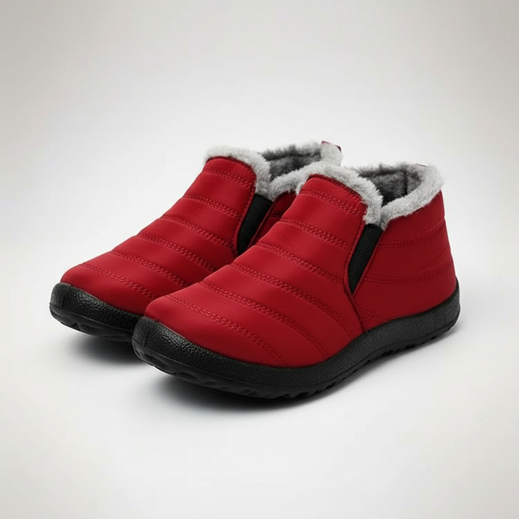 Winter Warm Fur Lined Snow Boots For Men