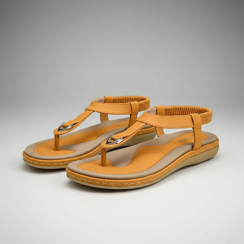 Stretch Slingback Flat Thong Sandals