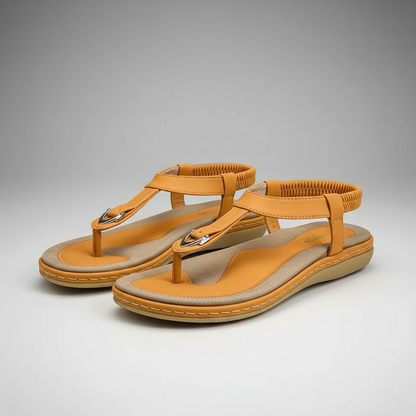 Stretch Slingback Flat Thong Sandals