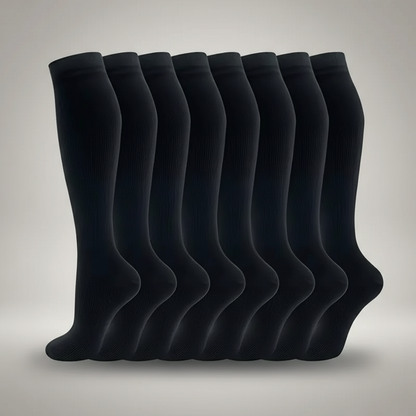 8 Pairs Of Classic High Compression Socks