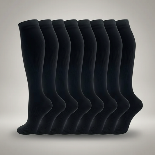 8 Pairs Of Classic High Compression Socks