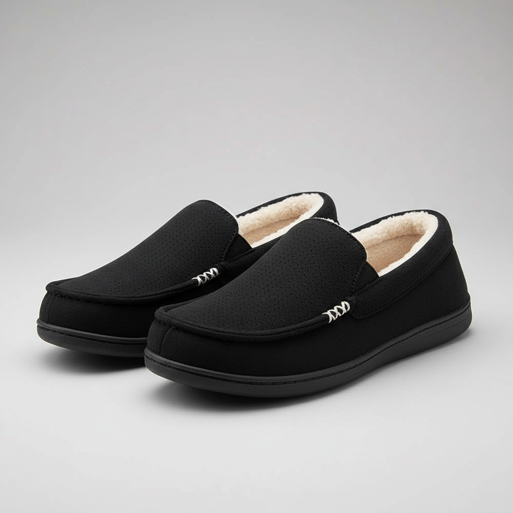 Cozy Suede Memory Foam Slipper