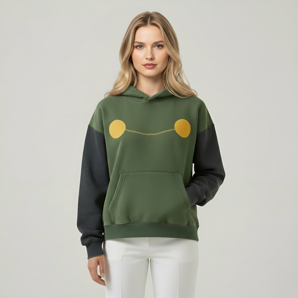 Classic Comic Spider Graphic Printed Hoodie