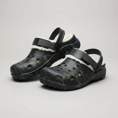 Cozy Insulated Slip On Winter Mules