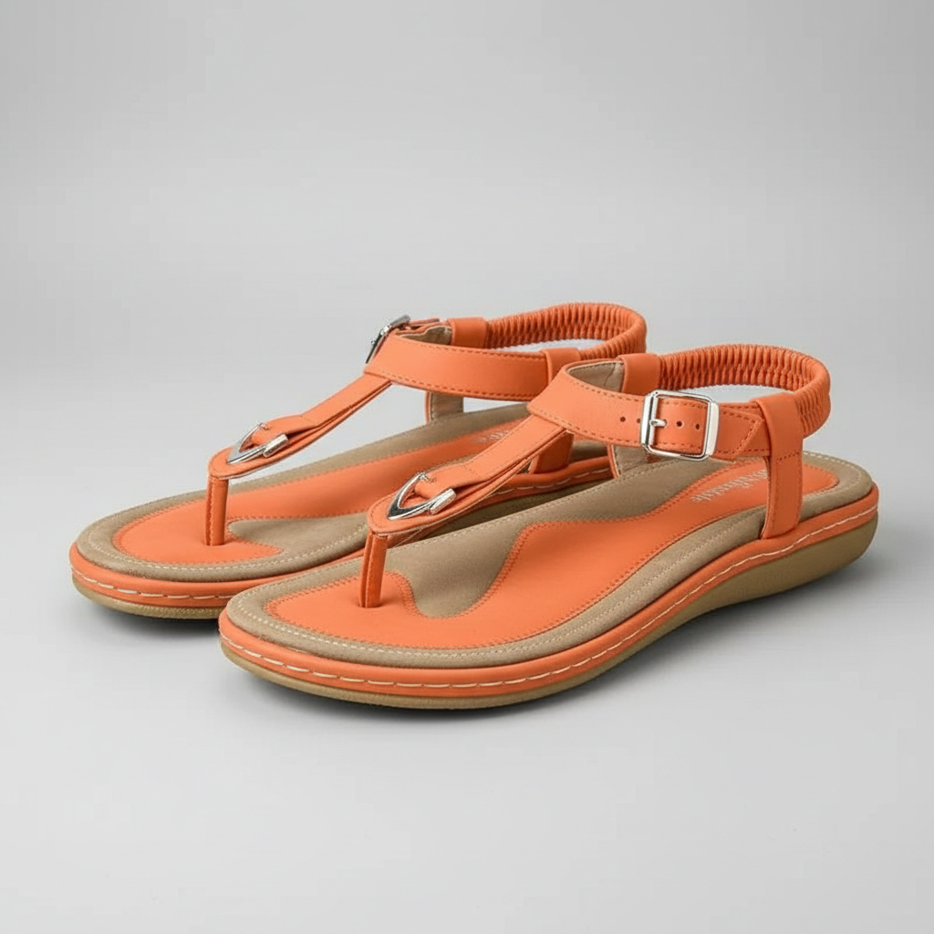 Stretch Slingback Flat Thong Sandals