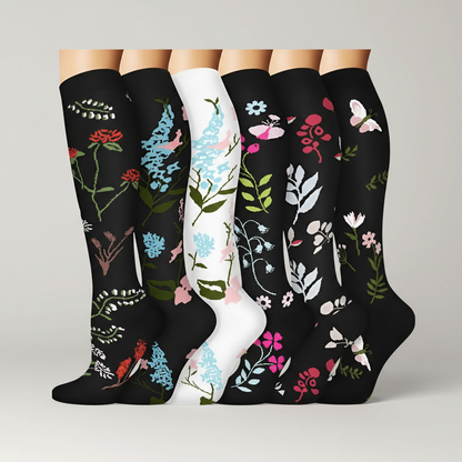 Pack Of 6 Compression Socks For Hiking