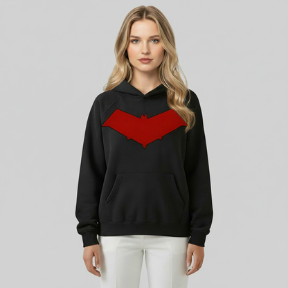 Classic Comic Spider Graphic Printed Hoodie