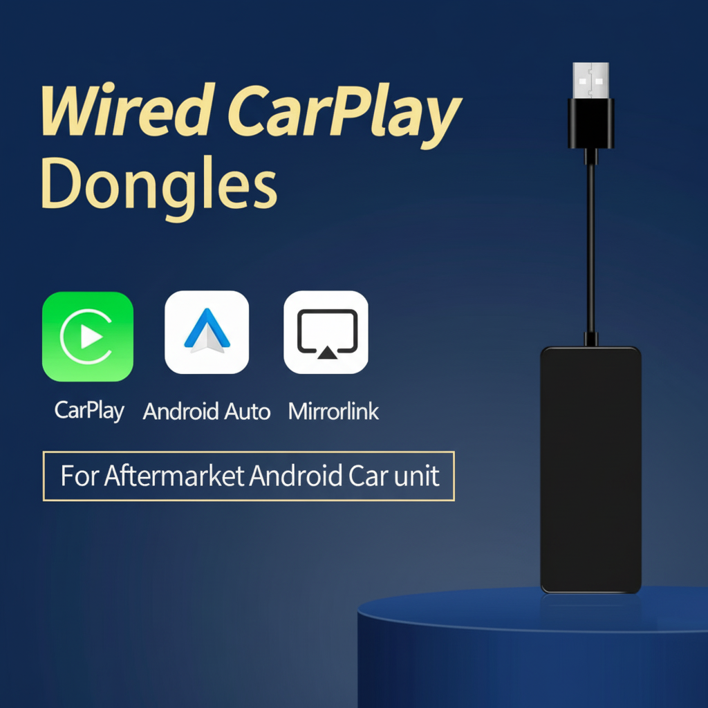 CarPlay and Android Auto Adapter Wireless Connectivity for All Car Brands