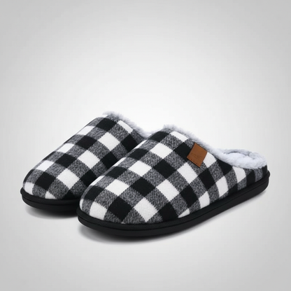 Memory Foam Knit Scuff Slip On Slipper