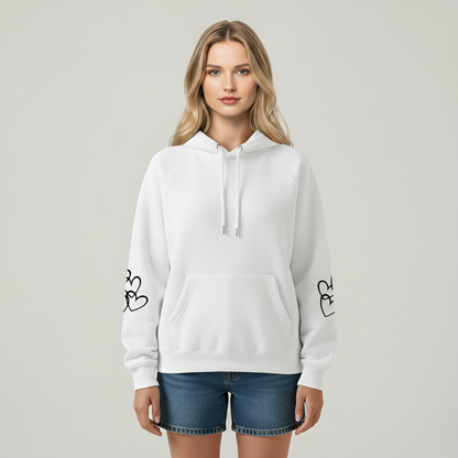 Oversized Highland Cow Printed Hoodie For Women