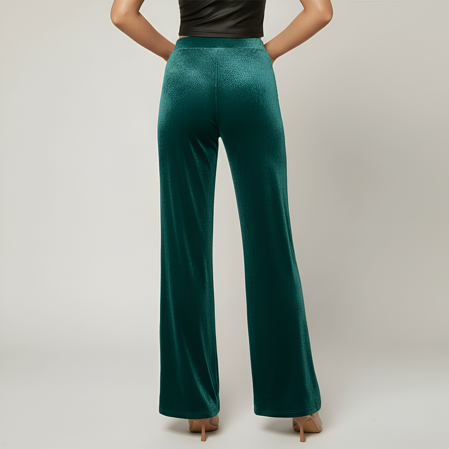 High Rise Statement Flare Pants For Women