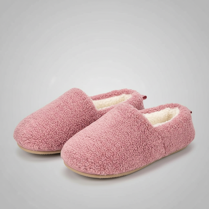Cushioned Polar Fleece Indoor Loafer Slippers