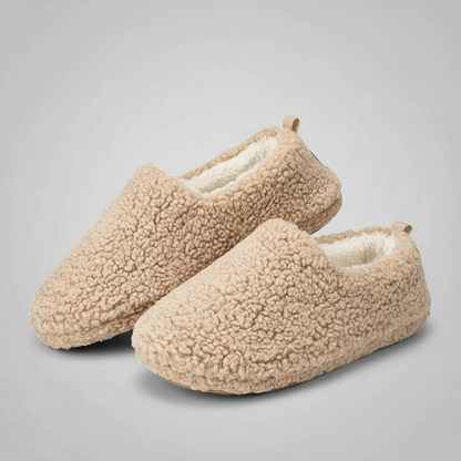 Cushioned Polar Fleece Indoor Loafer Slippers
