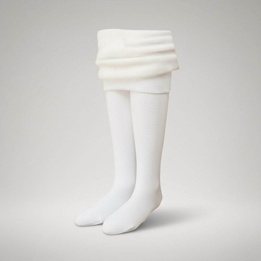 Thick Fleece Lined Tights For Girls