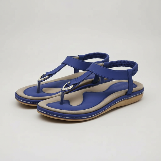 Casual Thong Sandals With Back Strap