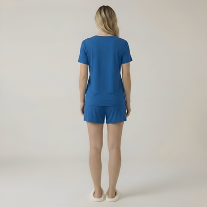 Short Sleeve Summer Pajama Set For Women