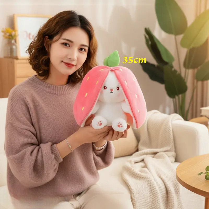 Strawberry bunny plush toy | SLIMG:7409283170388942026