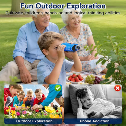 【2027 Upgrade】SEEKID 1000X Handheld Microscope for Kids with 4K 2.0" Screen, Photo & Video Camera, Rechargeable and Portable, a Fun STEM Gift & Birthday Present for Ages 3+,back to school