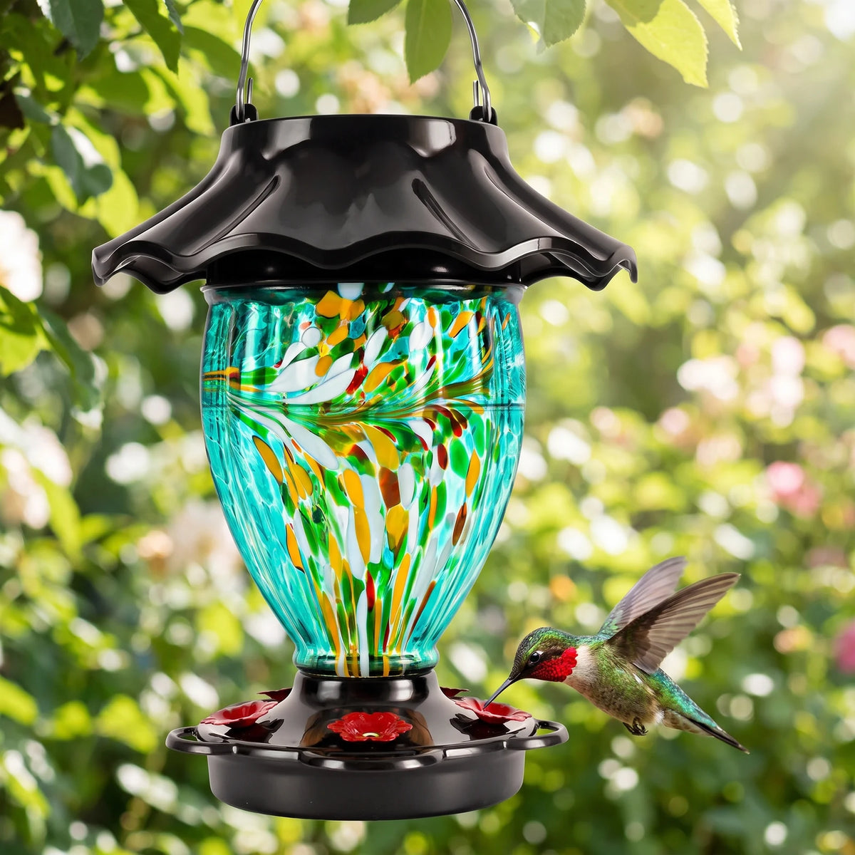 Solar Hummingbird Feeder