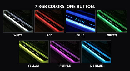 LED Car Door Sills Lights Pro