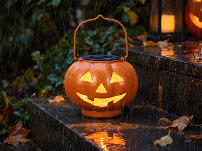 Solar Pumpkin Decor Light