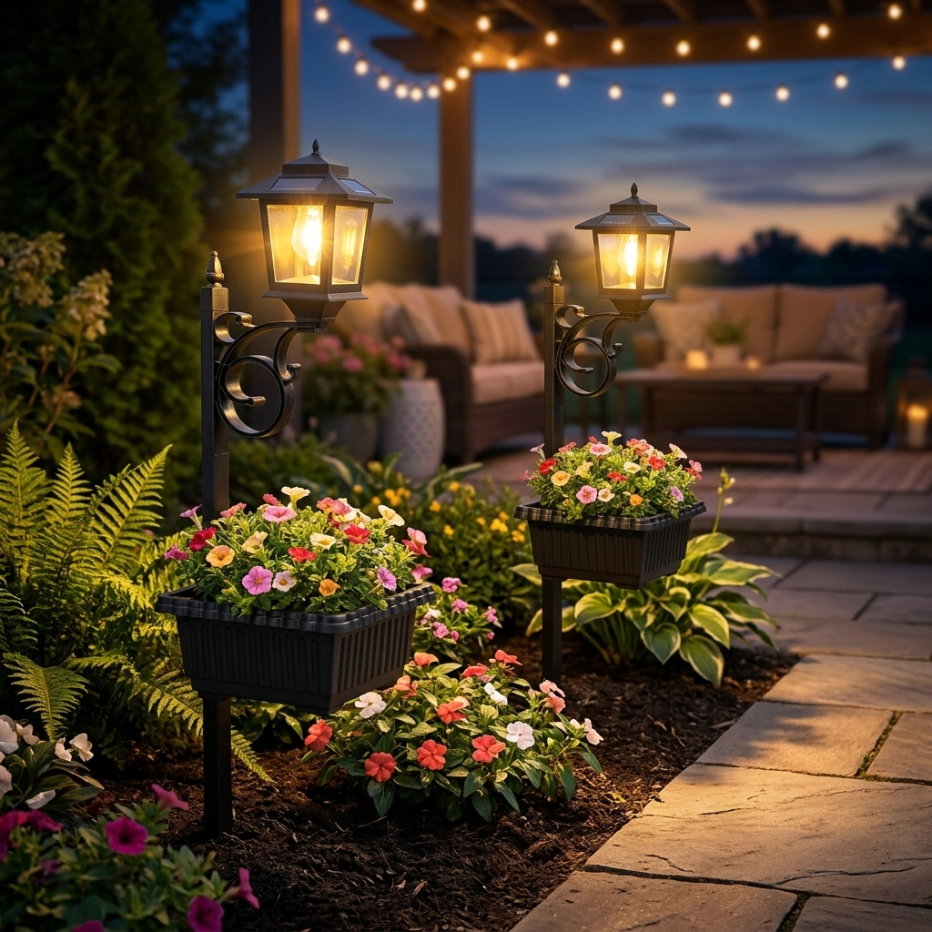 Solar Planter Lamp