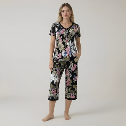 Casual Two Piece Pajama Set For Women