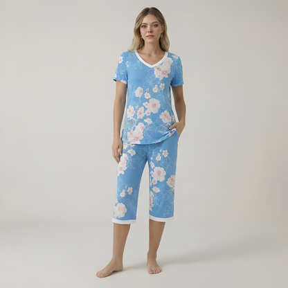Casual Two Piece Pajama Set For Women