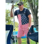 250th Anniversary American Flag Overalls