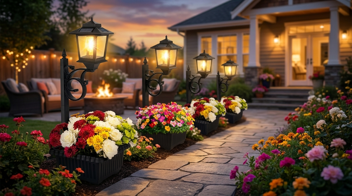 Solar Planter Lamp