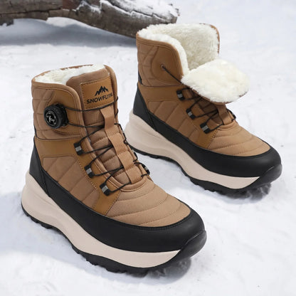 Ridgeline Men's Faux-Fur Lined Snow Boots