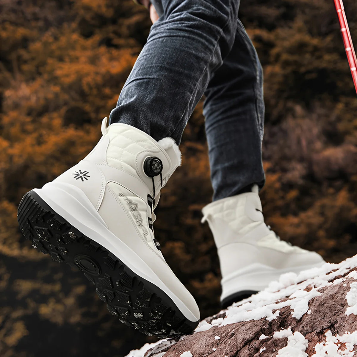 Ridgeline Men's Faux-Fur Lined Snow Boots